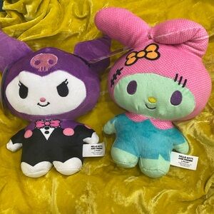 My melody kuromi plush Halloween set